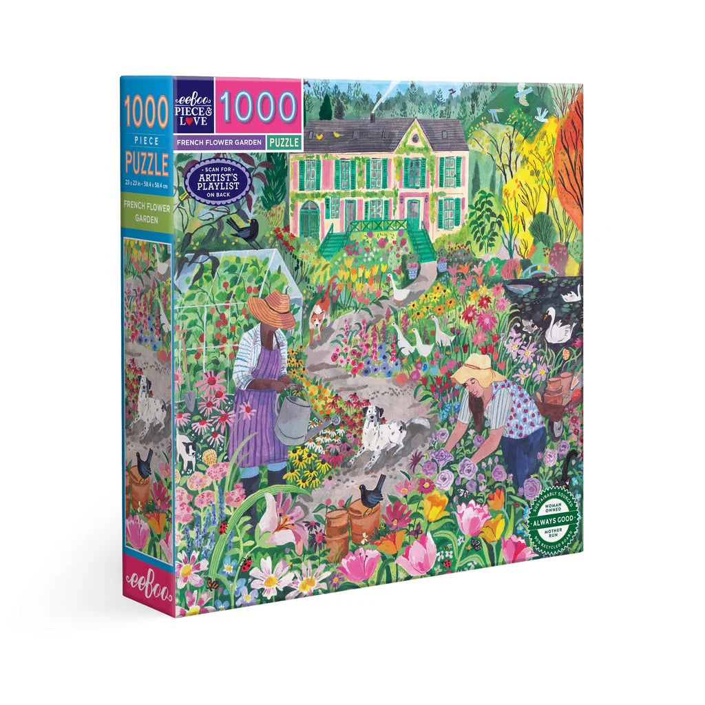 French Flower Garden Puzzle (1000 pc)
