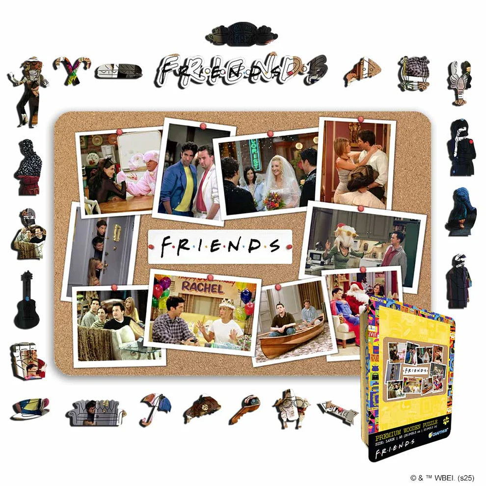 Friends Iconic Moments Wooden Jigsaw Puzzle