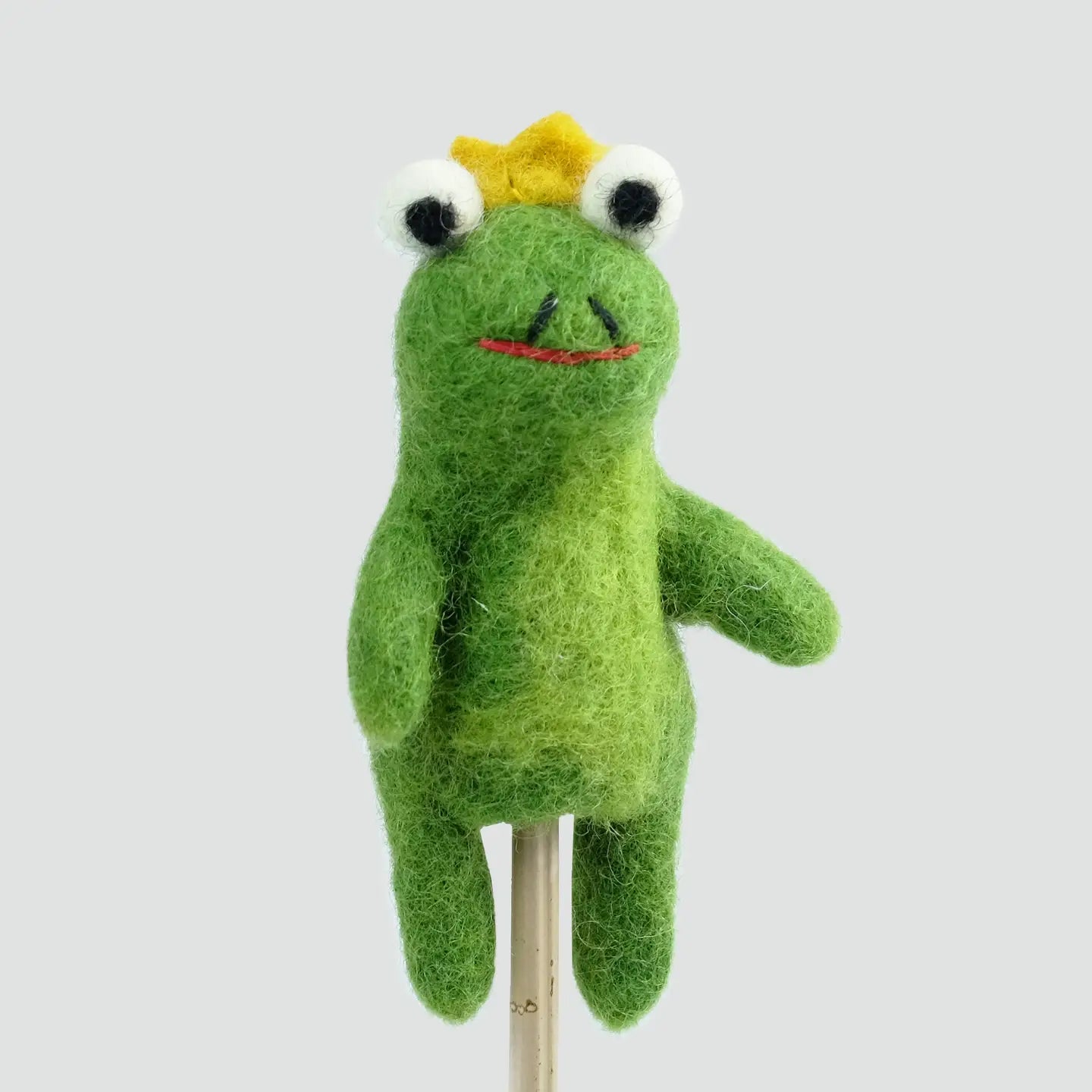 Felt Finger Puppet - Frog Prince