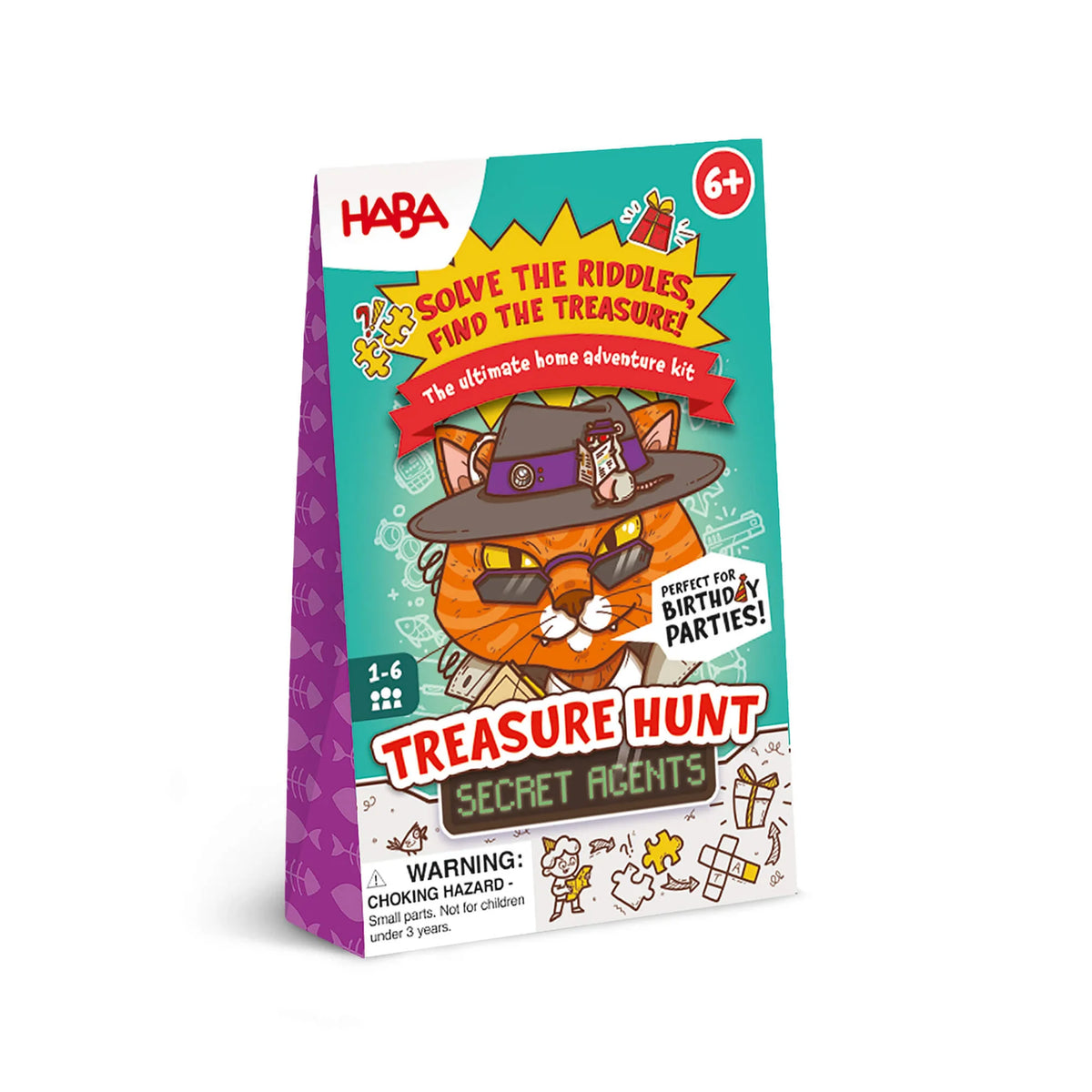 Secret Agent Treasure Hunt Party Game