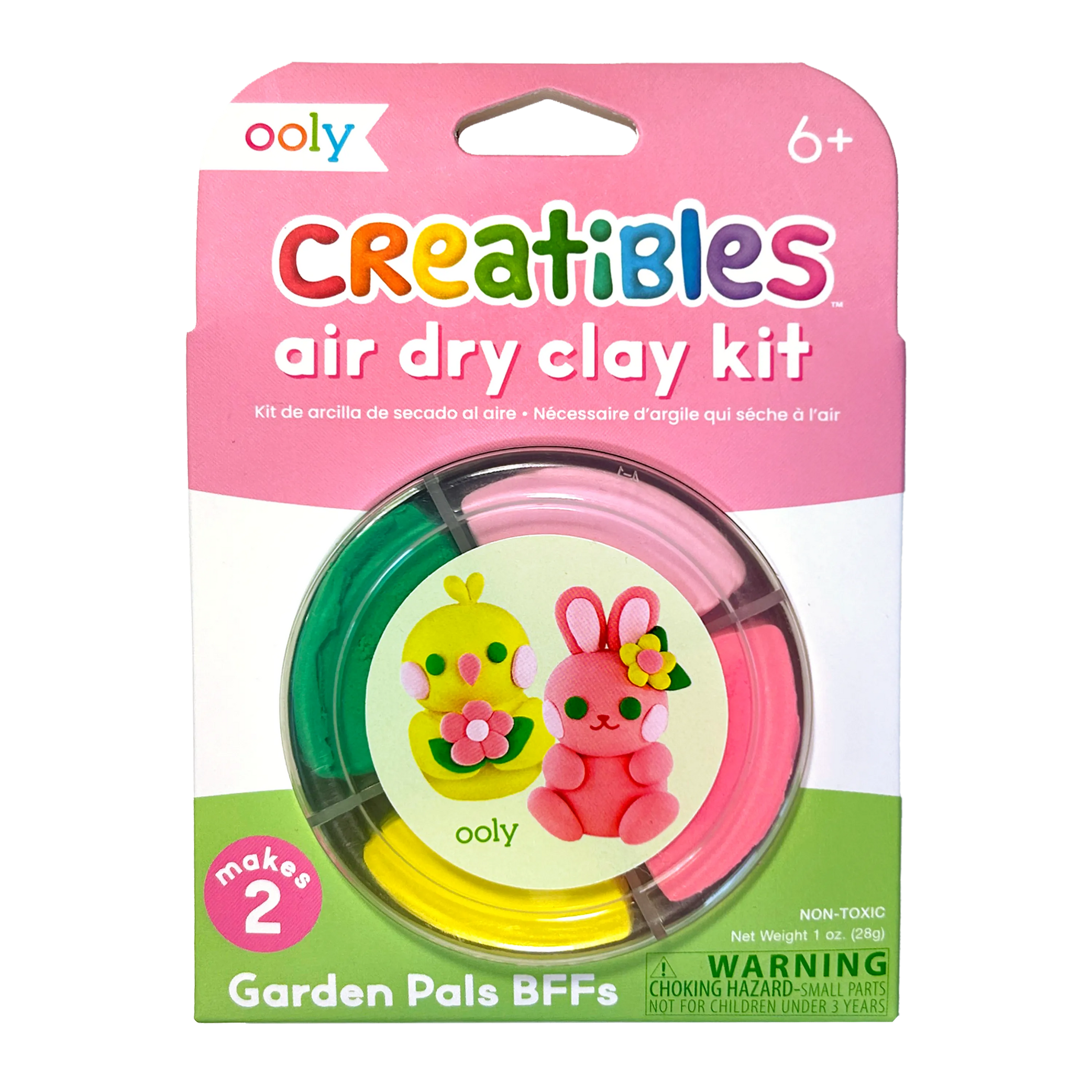 Creatibles Air Dry Clay Kit - Garden Pals