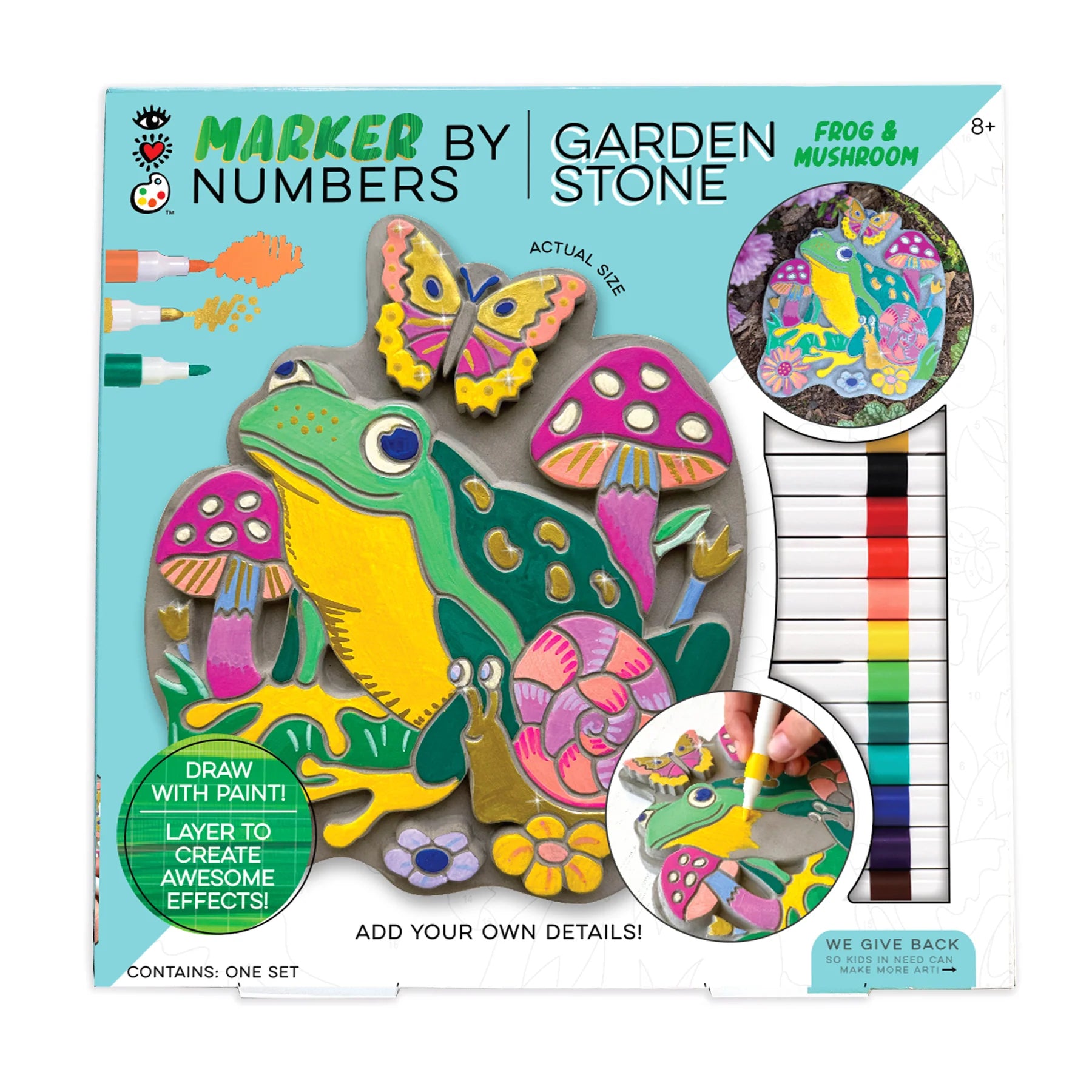 Marker By Numbers: Garden Stone
