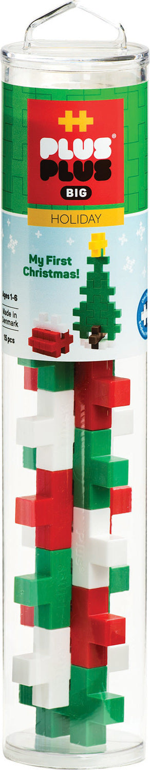 Plus-Plus BIG 15 pc Tube - Holiday  