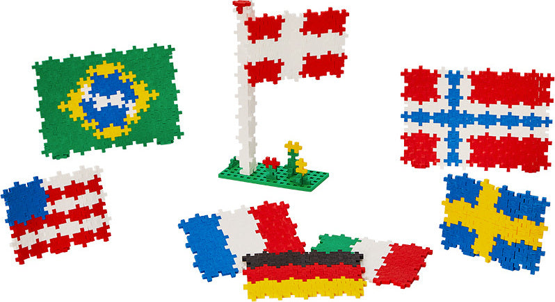 Plus-Plus Learn to Build - Flags of the World