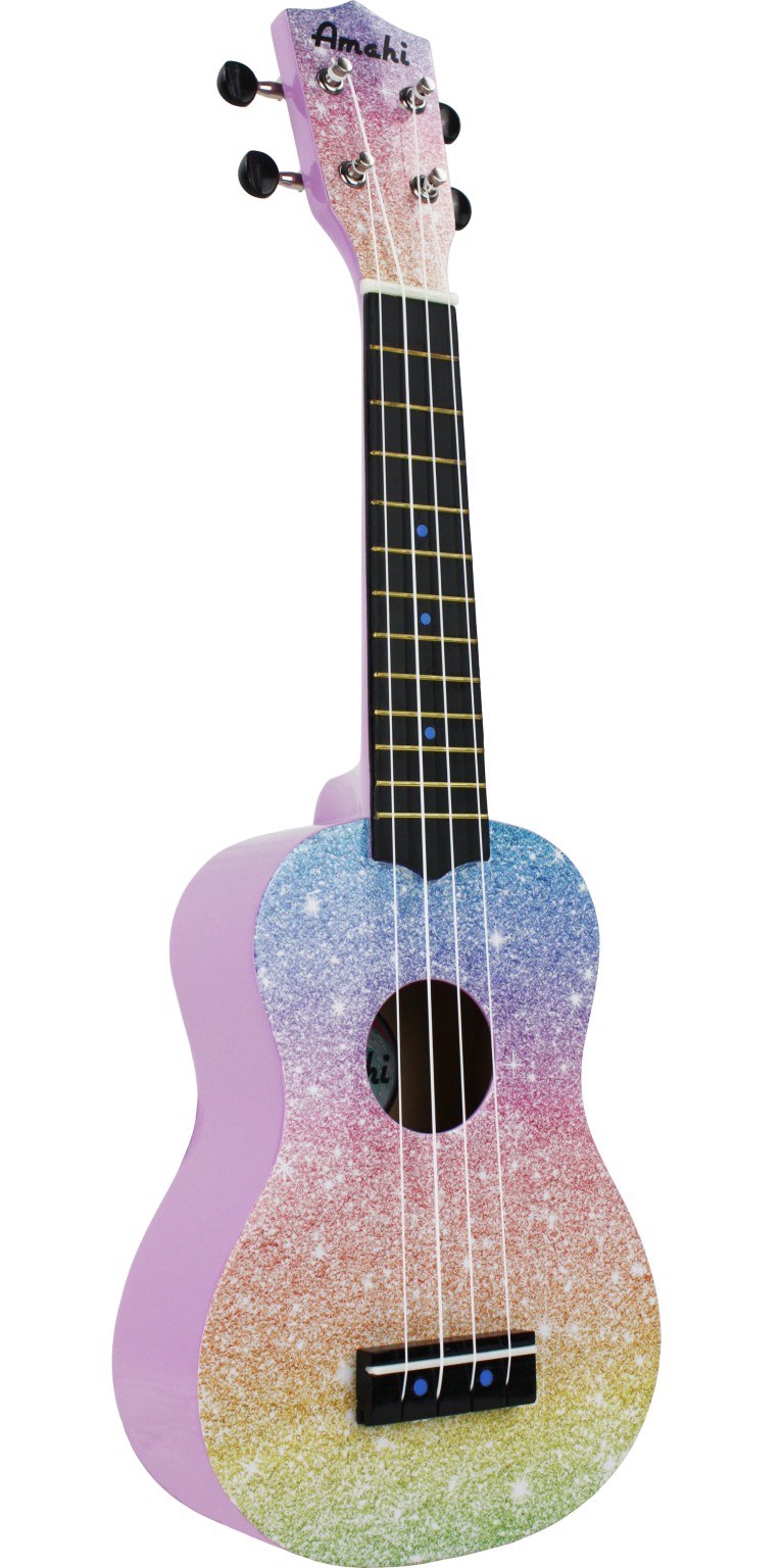 Glitter Rainbow Ukulele