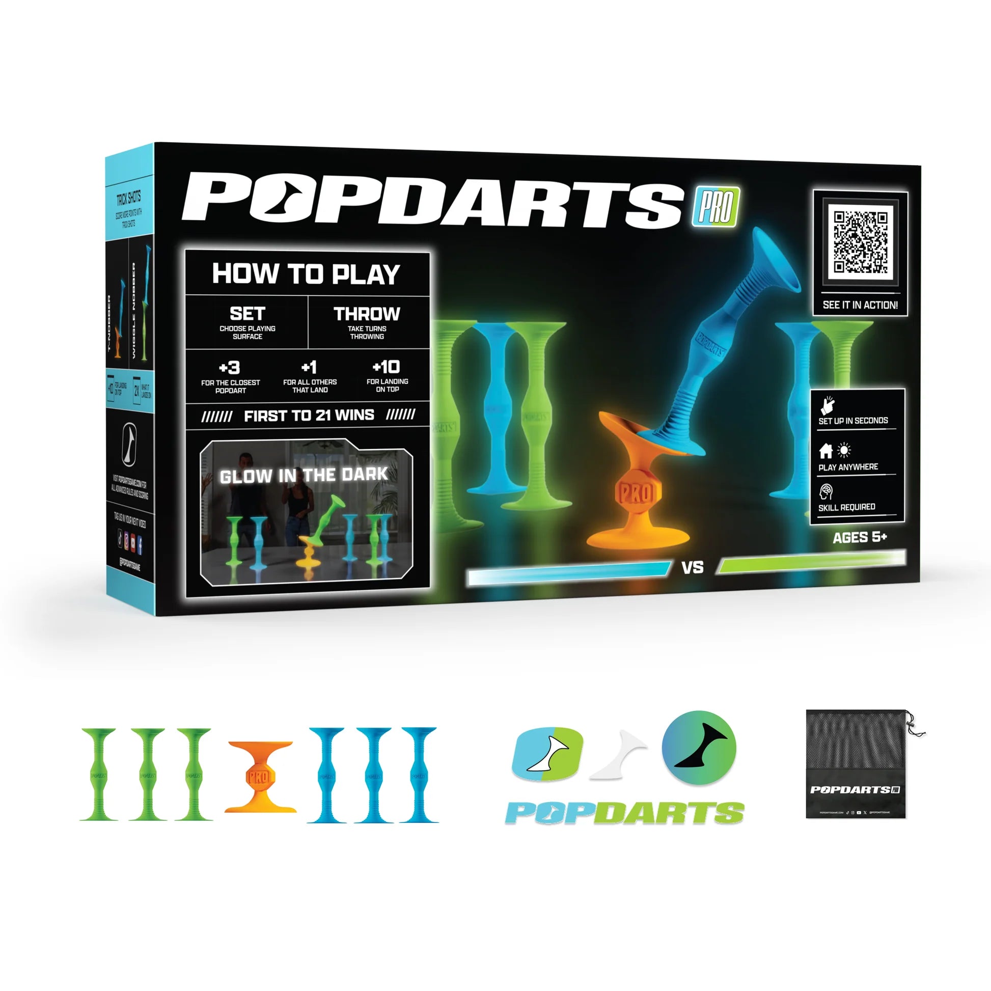 Popdarts Pro Pack - GLOW