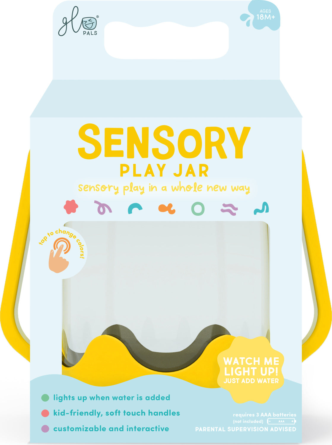 Sensory Play Jar (Yellow)