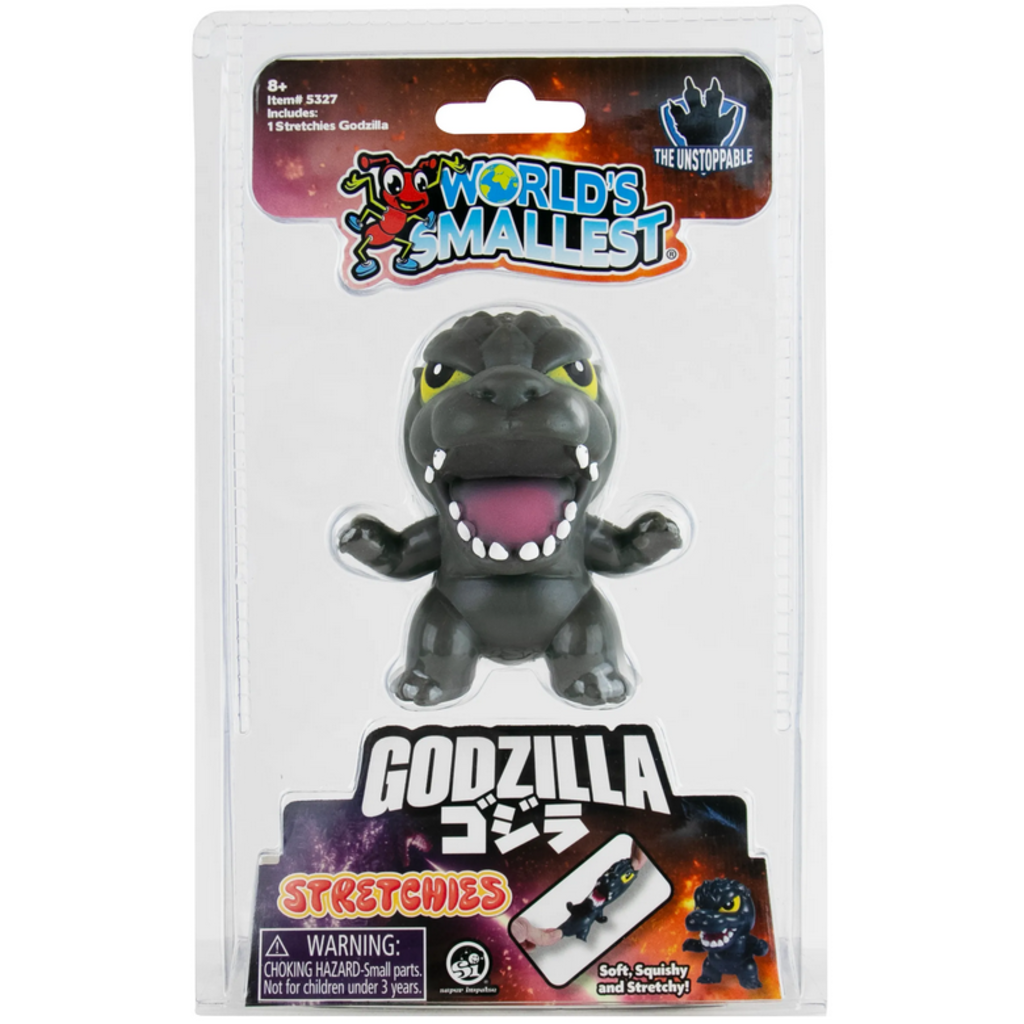 World's Smallest Godzilla Stretchies