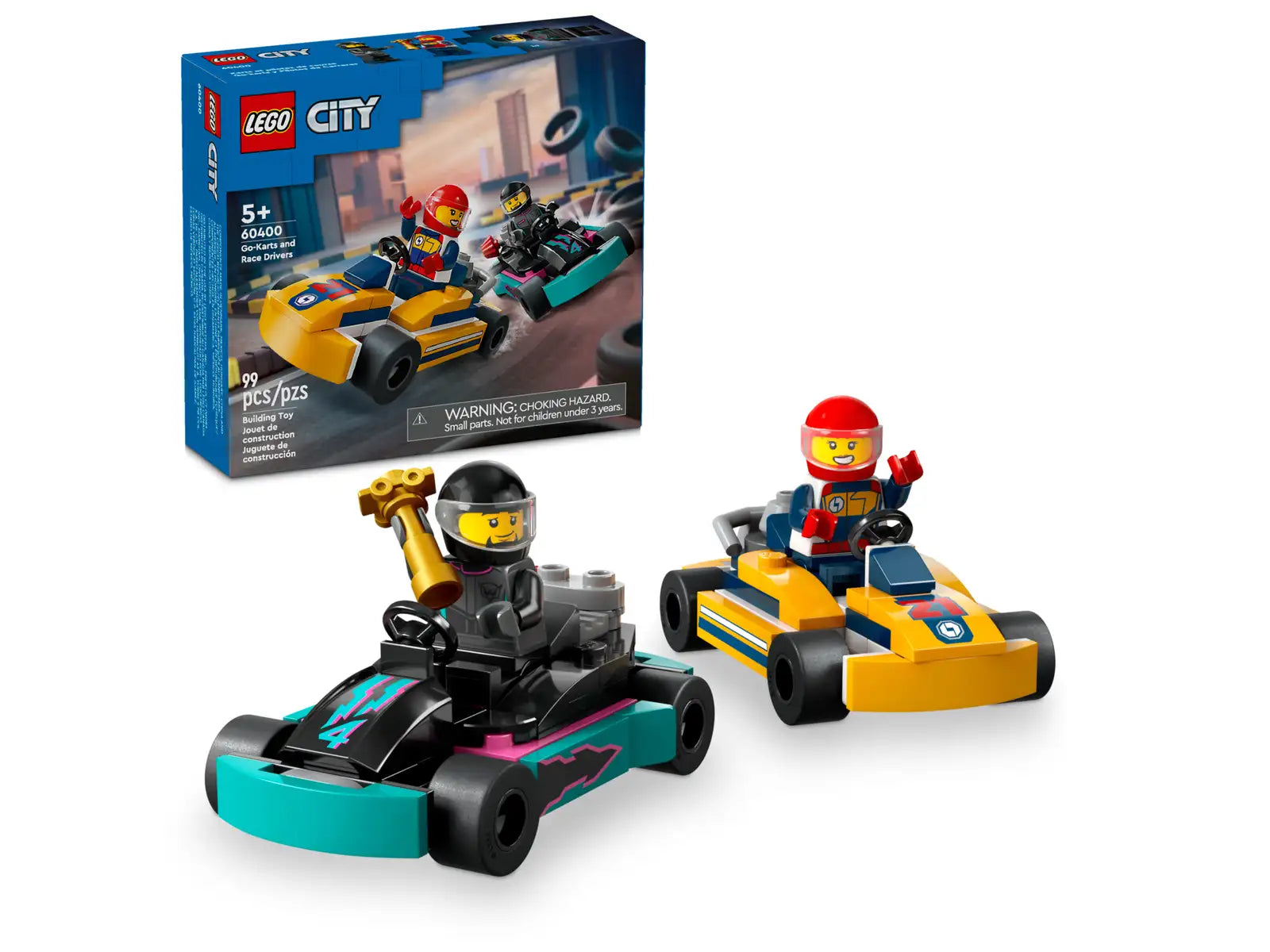 LEGO® City Go-Kart and Race Car Drivers