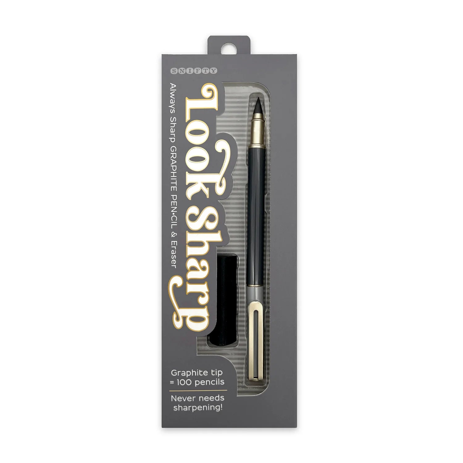 Look Sharp Graphite Pencil - Gray