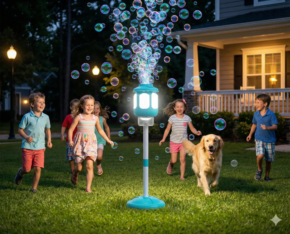 GlowFX Bubble Lantern Blue/Orange