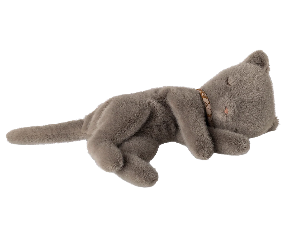 Sleeping Kitten, Medium - Grey
