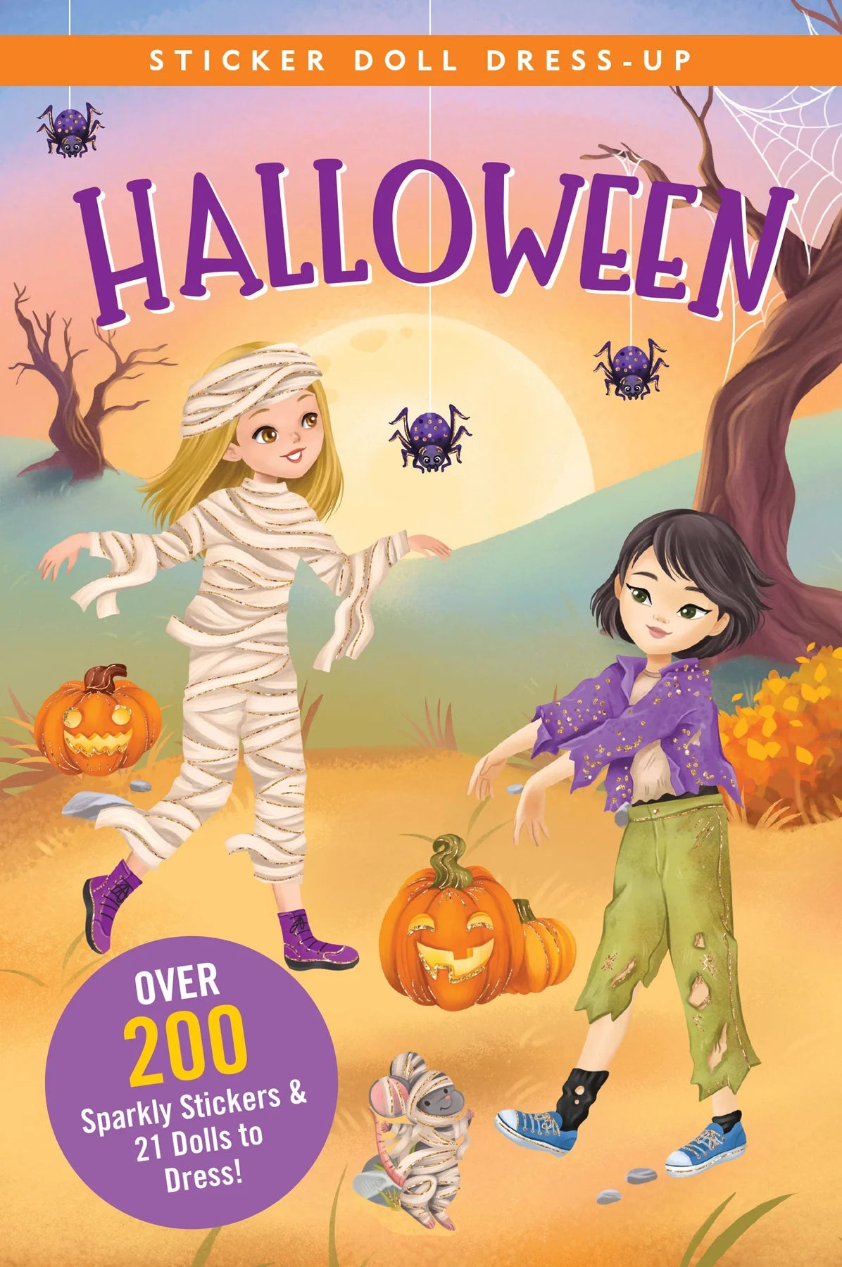 Halloween Sticker Doll Dress Up Book