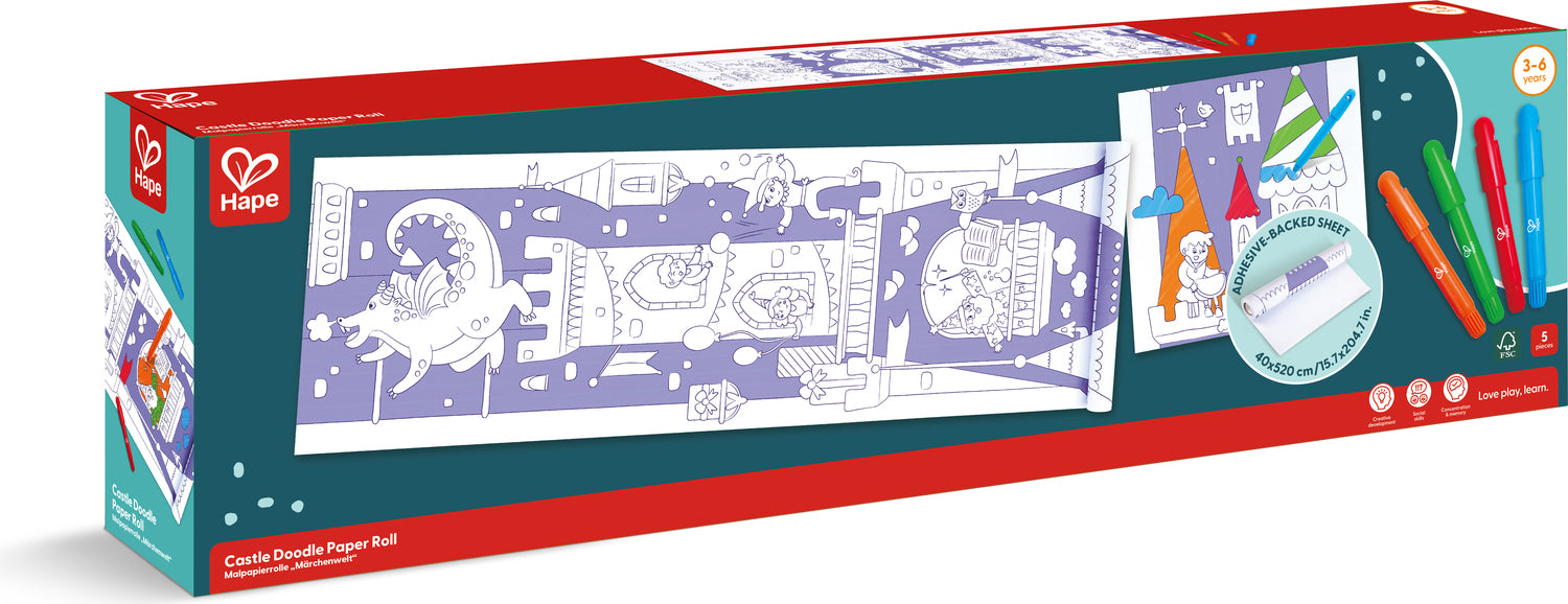 Castle Doodle Paper Roll
