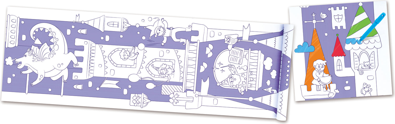 Castle Doodle Paper Roll