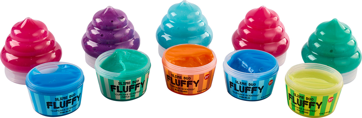Fluffy Duo Slime (assorted)
