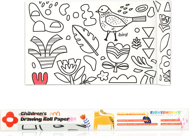 Coloring Rolling with Bonus Crayon - Nature