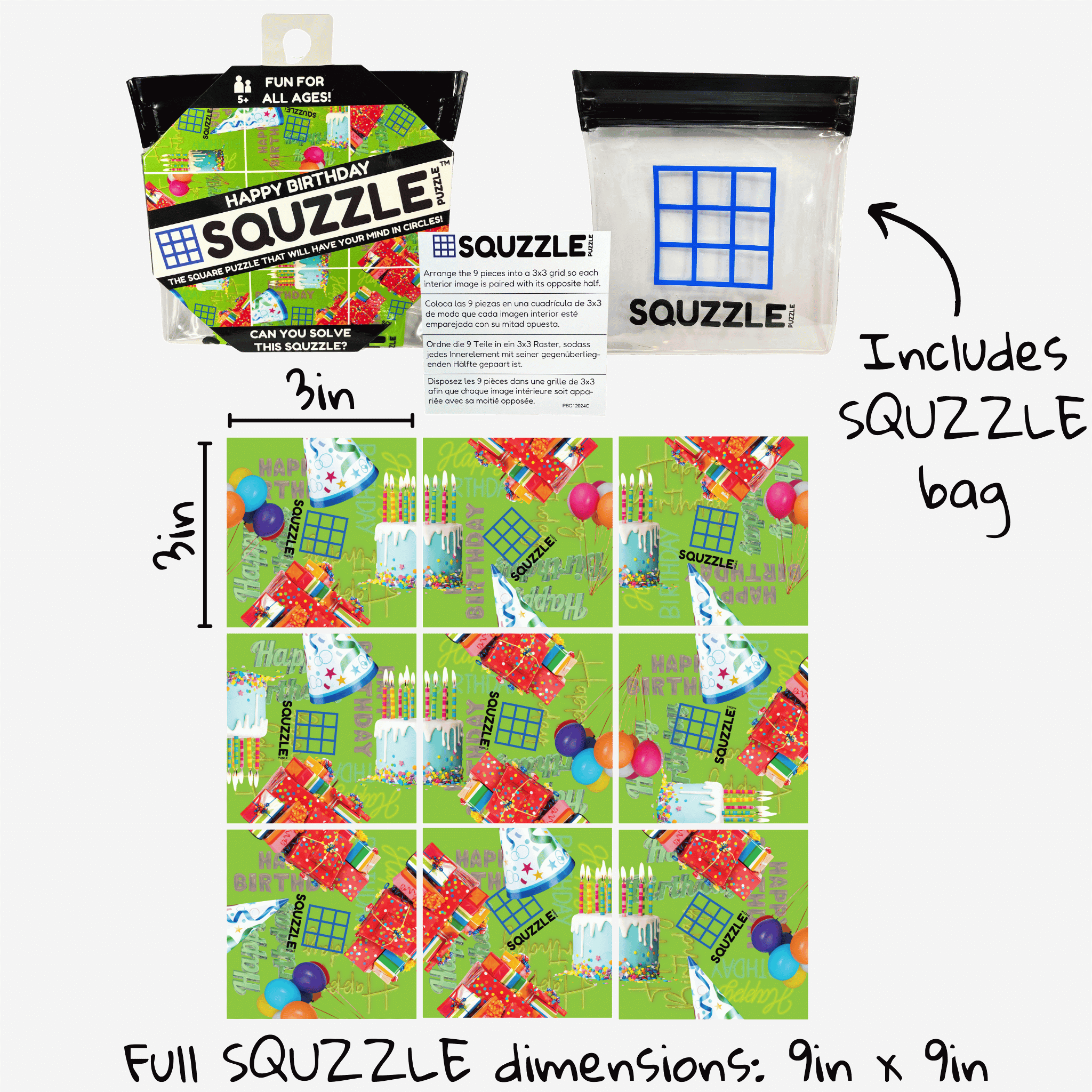 Squzzle Puzzle- Happy Birthday