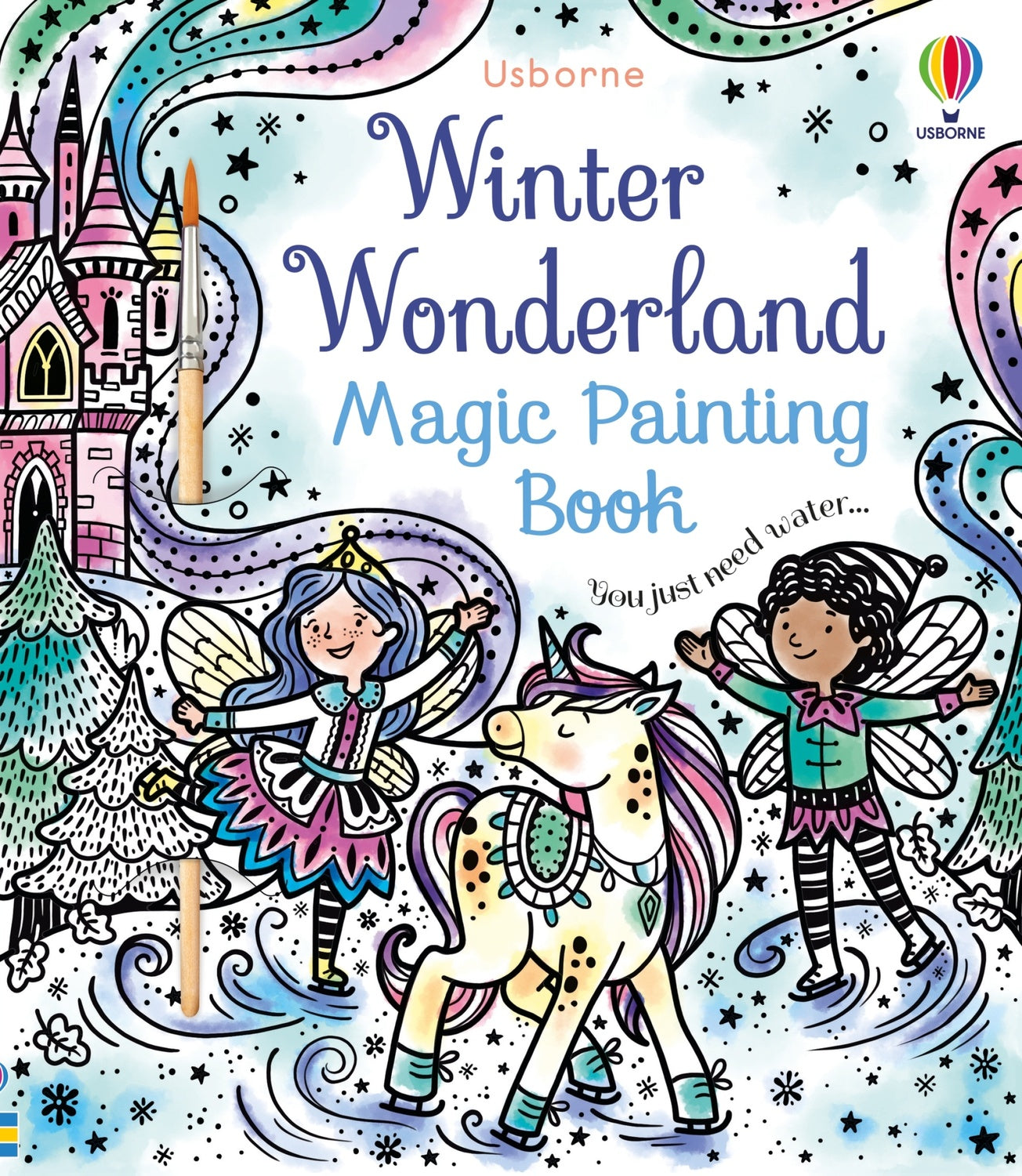 Winter Wonderland Magic Painting Book: A Winter and Holiday Book for Kids