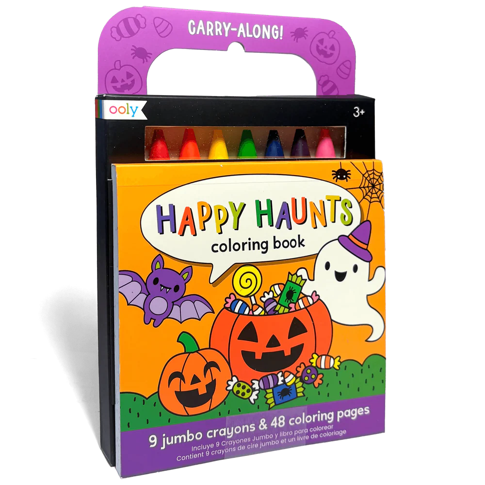 Carry Along Coloring Book Set - Happy Haunts