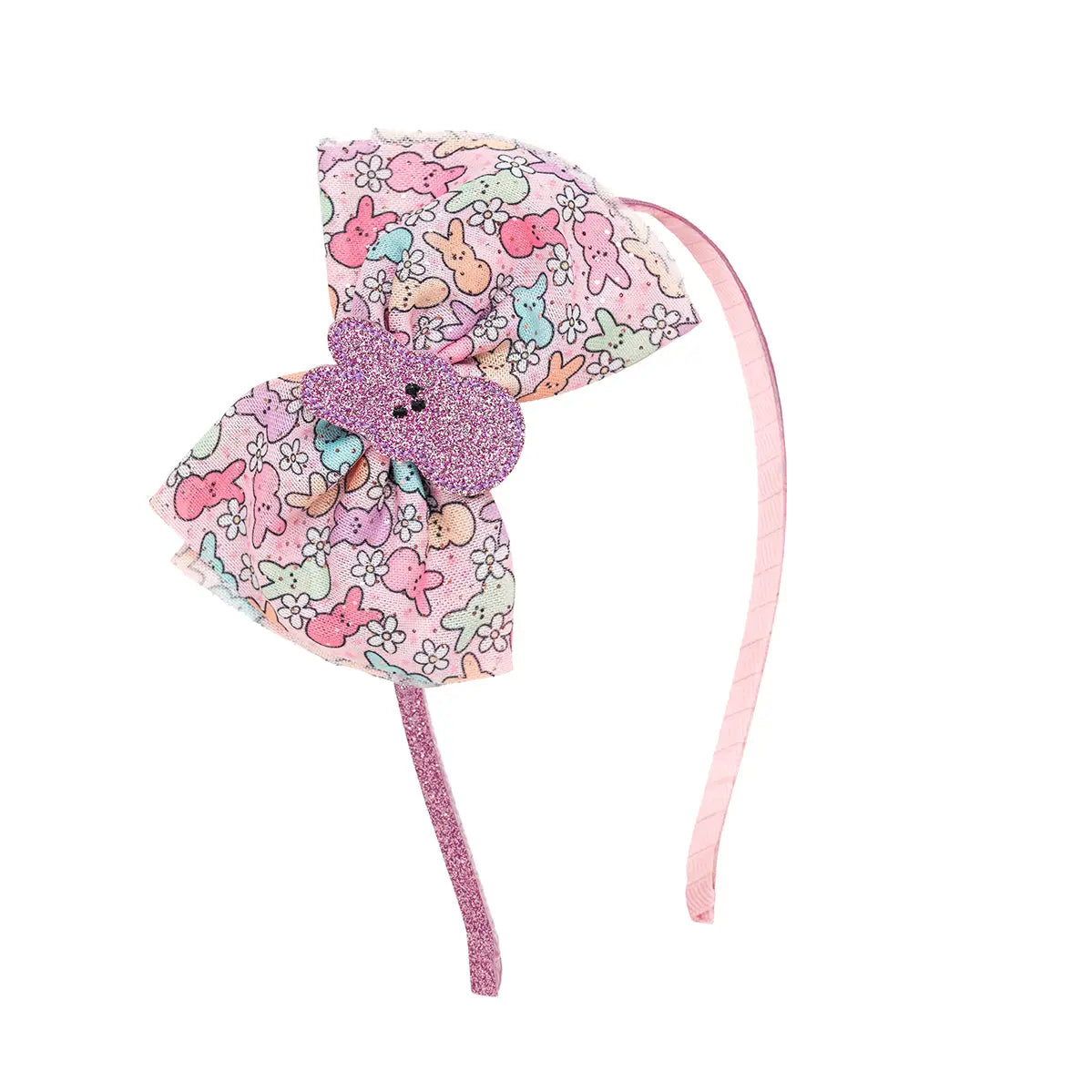 Easter Peeps Tulle Bow Headband