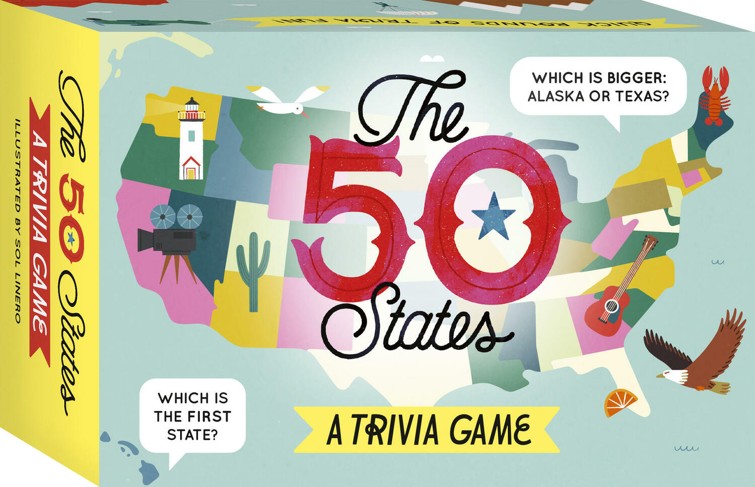 The 50 States: A Trivia Game: Test your knowledge of the 50 states!