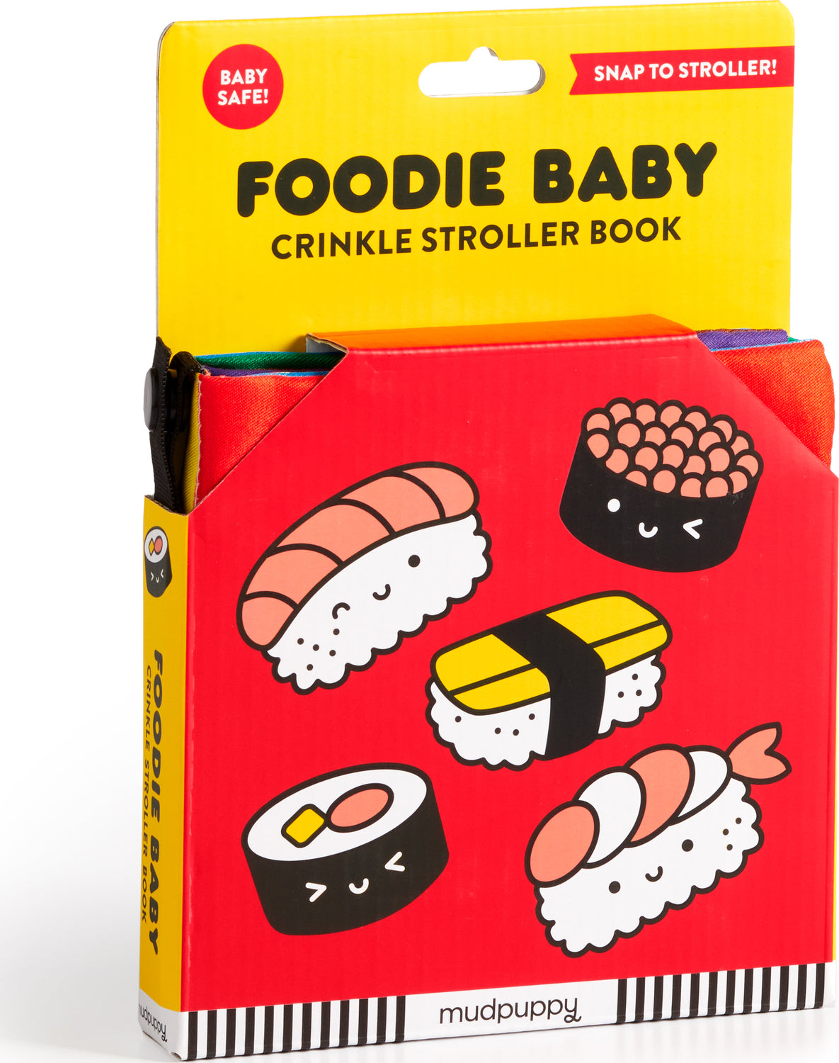 Foodie Baby Crinkle Fabric Stroller Book