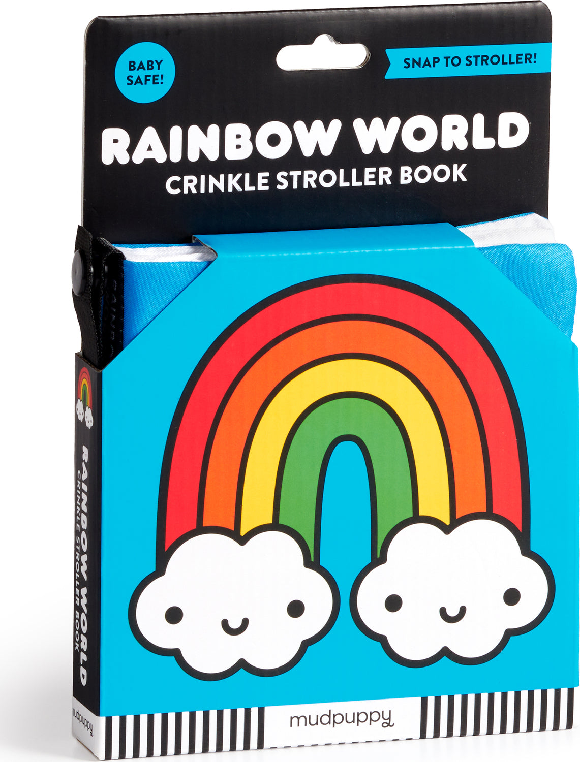 Rainbow World Crinkle Fabric Stroller Book