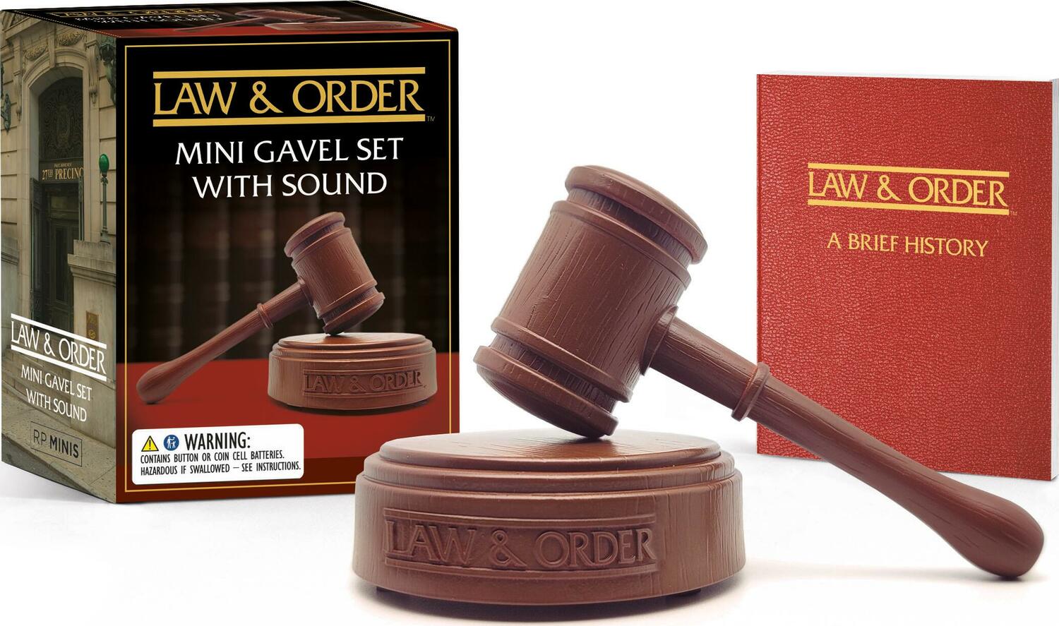 Law & Order: Mini Gavel Set with Sound