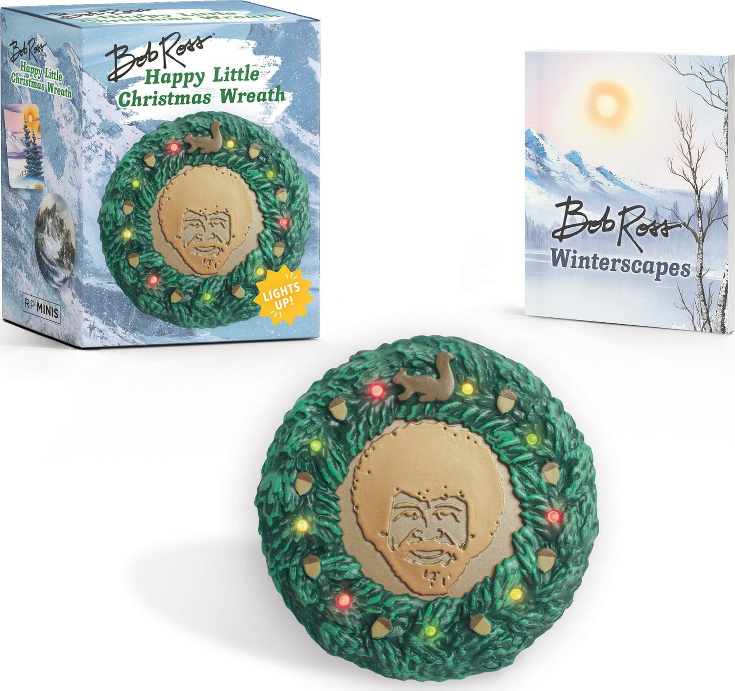 Bob Ross: Happy Little Christmas Wreath: Lights Up!