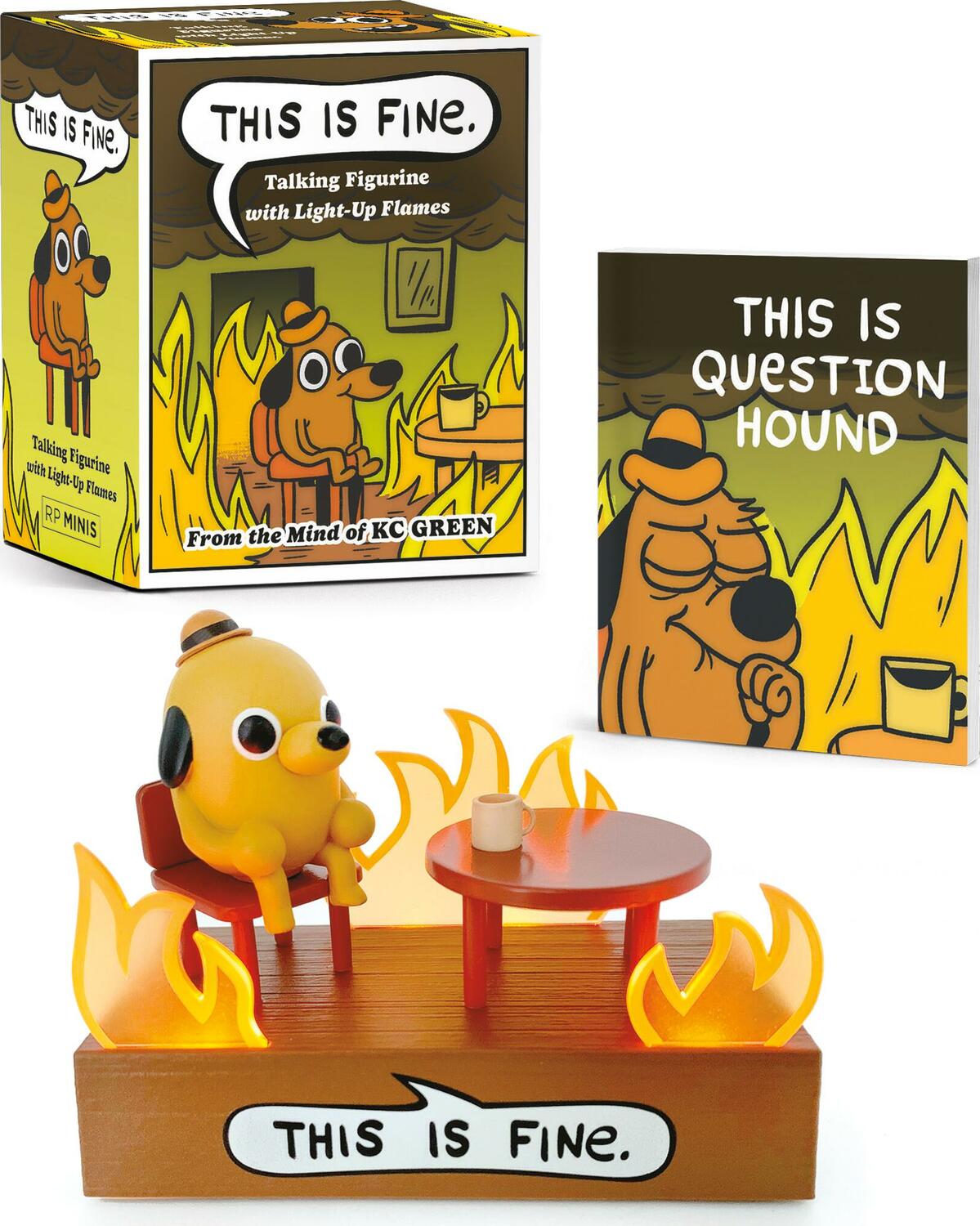 This Is Fine Talking Figurine: With Light and Sound!