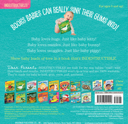 Indestructibles: Love You, Baby: Chew Proof · Rip Proof · Nontoxic · 100% Washable (Book for Babies, Newborn Books, Safe to Chew)