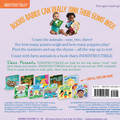 Indestructibles: Baby, Let's Count!: Chew Proof · Rip Proof · Nontoxic · 100% Washable (Book for Babies, Newborn Books, Safe to Chew)