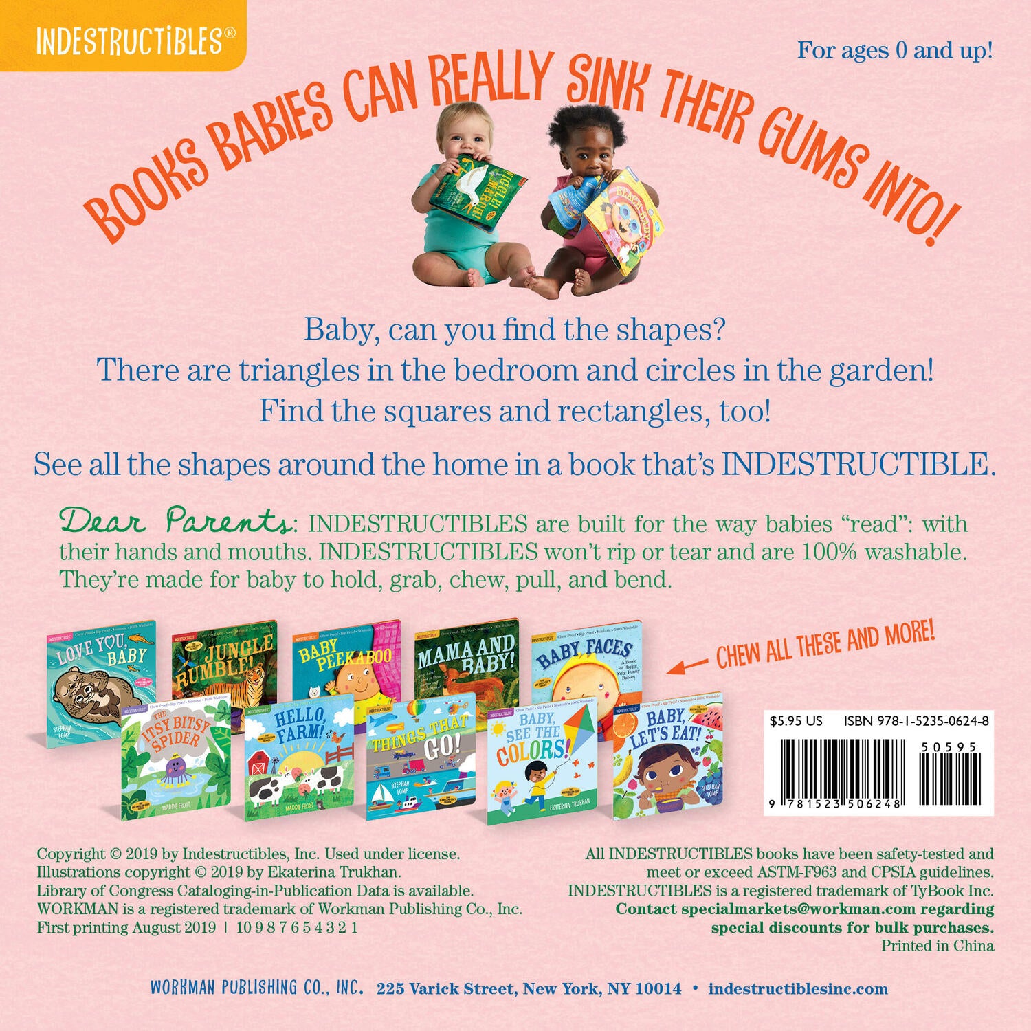 Indestructibles: Baby, Find the Shapes!: Chew Proof · Rip Proof · Nontoxic · 100% Washable (Book for Babies, Newborn Books, Safe to Chew)