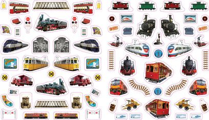 Eyelike Stickers: Trains