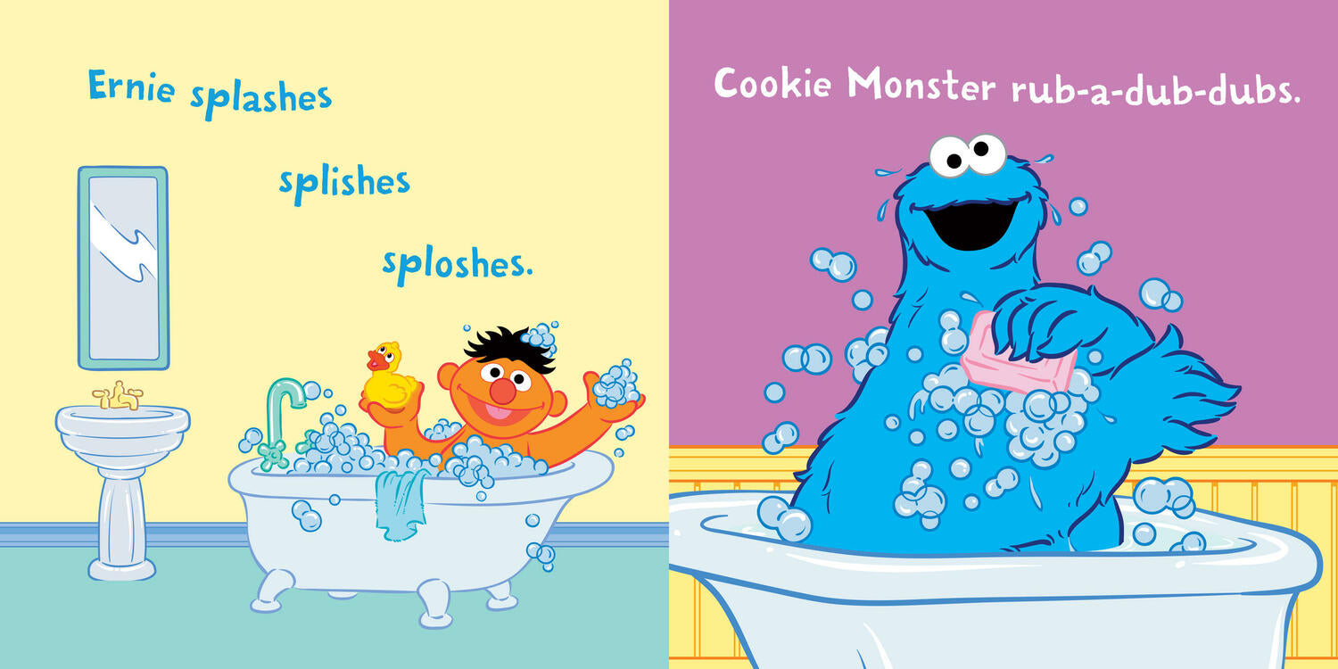 Indestructibles: Sesame Street: Let's Take a Bath!: Chew Proof · Rip Proof · Nontoxic · 100% Washable (Book for Babies, Newborn Books, Safe to Chew)