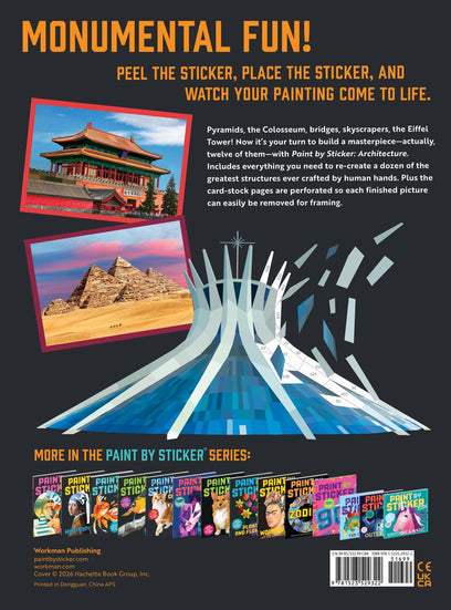 Paint by Sticker (Official): Architecture: Re-create 12 Historic Structures One Sticker at a Time!