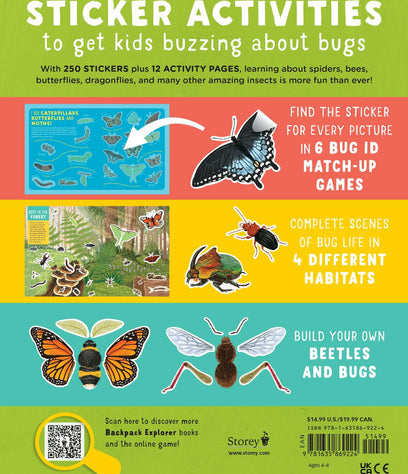 Backpack Explorer Stickers: Bug Adventure: 250 Stickers plus Play & Learn Activities