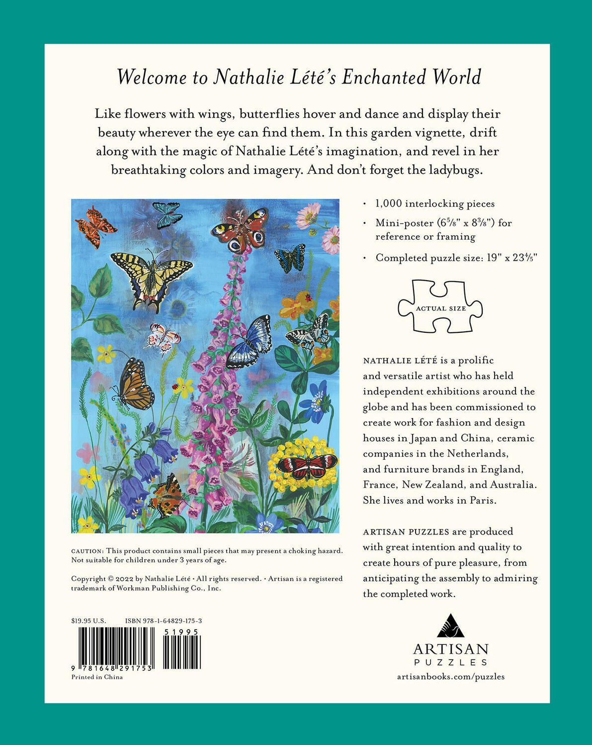 Nathalie Lété: Butterfly Dreams 1,000-Piece Puzzle