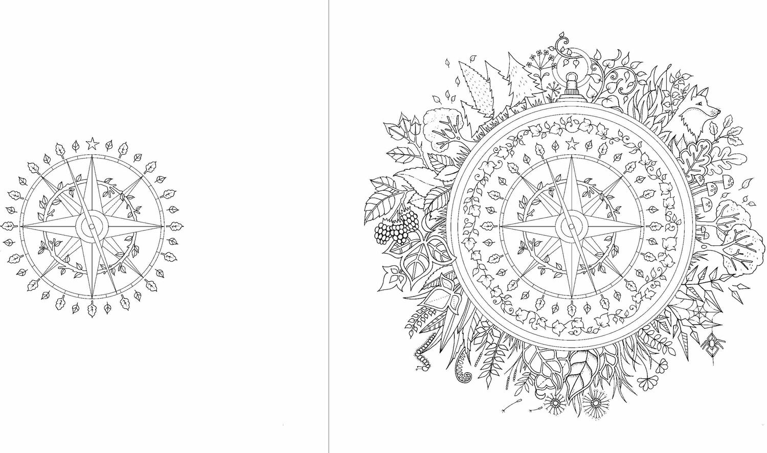 Miniature Enchanted Forest: A Pocket-sized Adventure Coloring Book