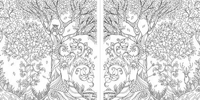 Miniature Enchanted Forest: A Pocket-sized Adventure Coloring Book