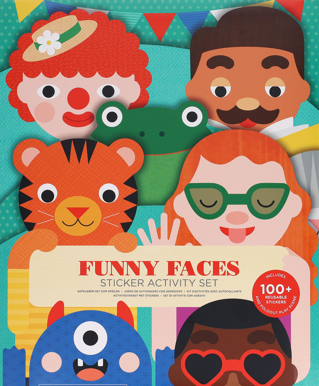 Sticker Activity Set: Funny Faces