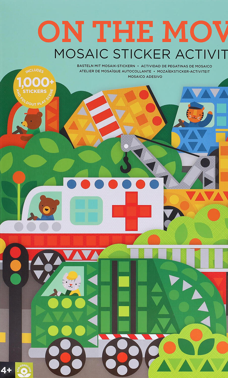 Mosaic Sticker Activity: On the Move