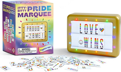 Itty-Bitty Pride Marquee: Lights Up!