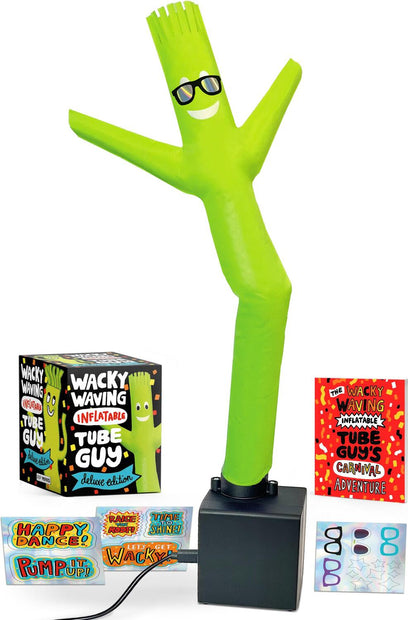 Wacky Waving Inflatable Tube Guy Deluxe Edition: Includes USB Cable and Vinyl Stickers