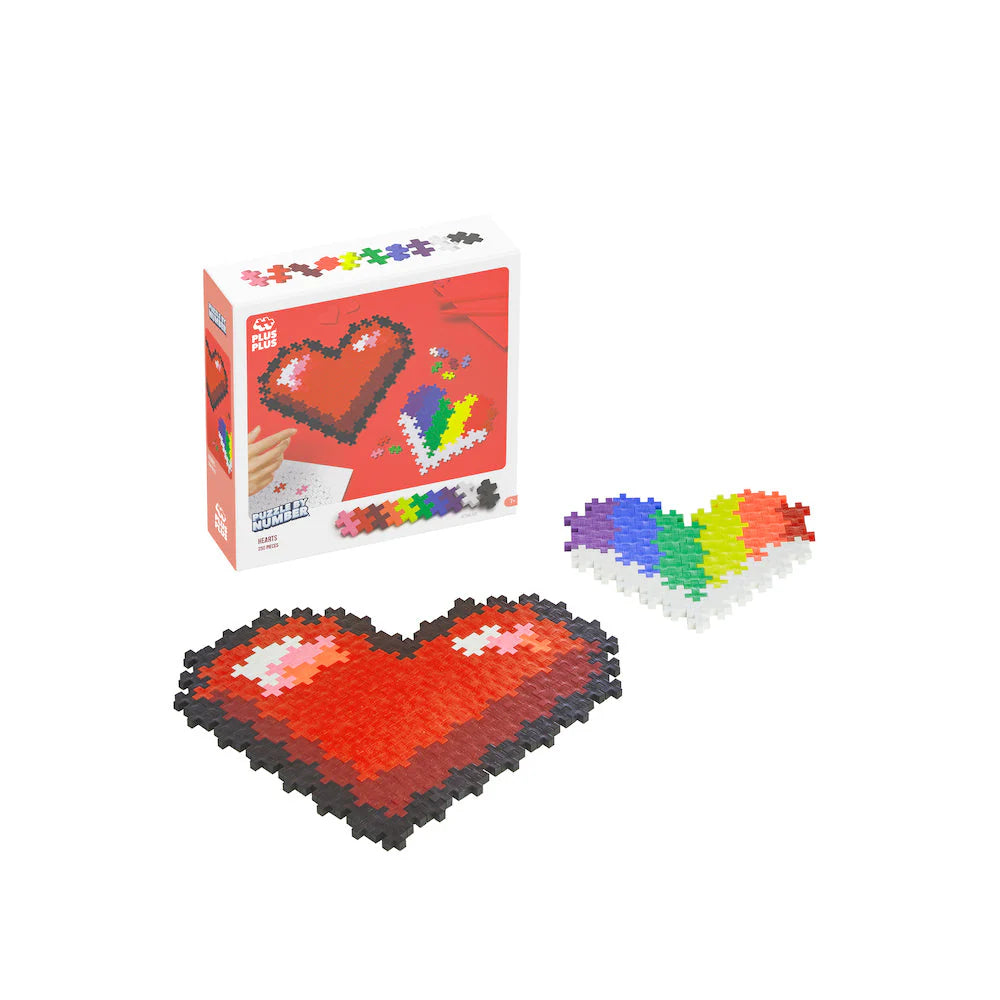 Puzzle by Number - Hearts