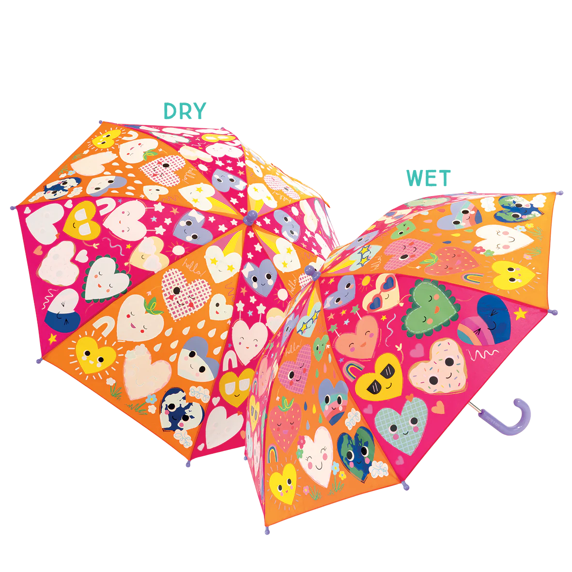 Color Change Umbrella - Hearts