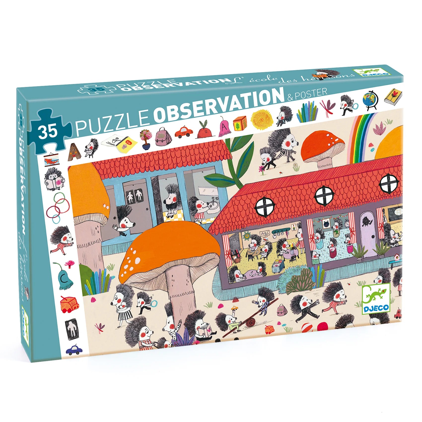 Observation Hedgehog School Puzzle - 35 pc