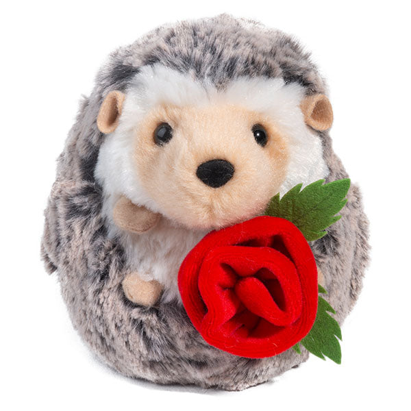 Spunky Hedgehog with Rose