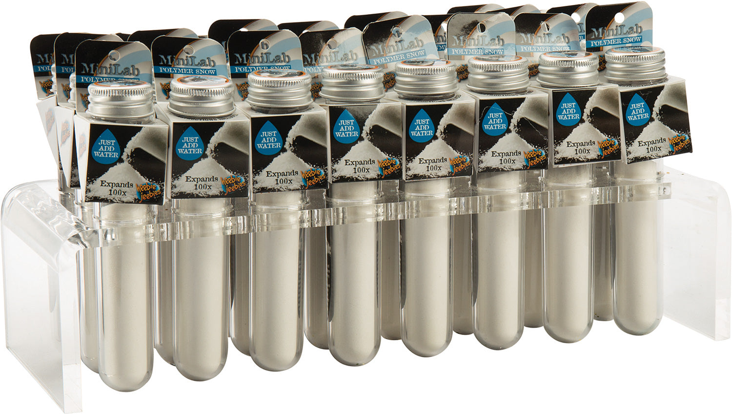 Polymer Snow Test Tube